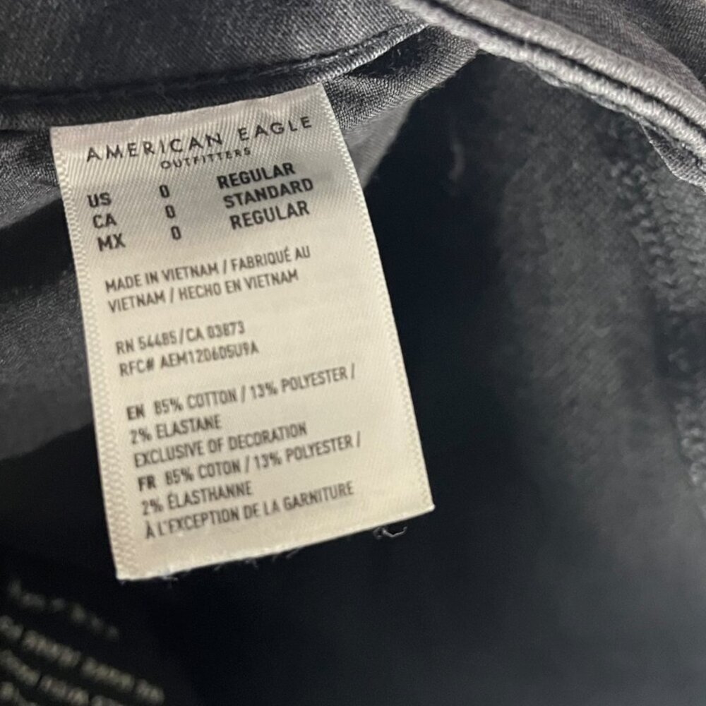 American Eagle Women's 0 Hi-Rise Jegging Skinny Jean Denim‎ Next Level Stretch - Picture 6 of 7